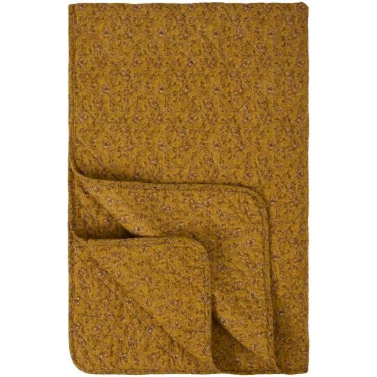 Ditsy Floral Printed Quilt | Mustard