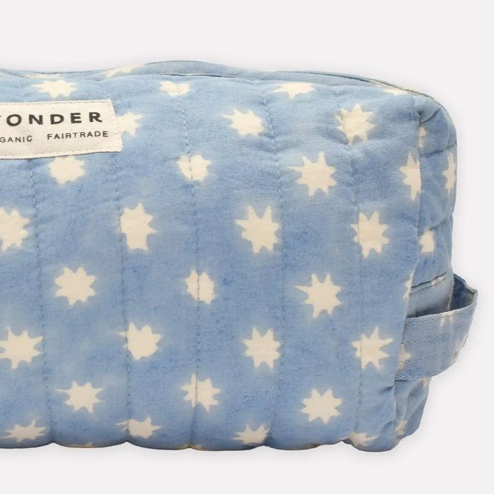 Quilted Wash Bag - Cosmic | Sky