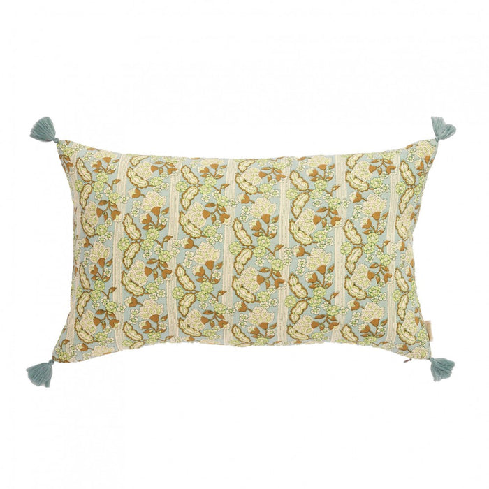 Ditsy Floral Cushion | Verdigris