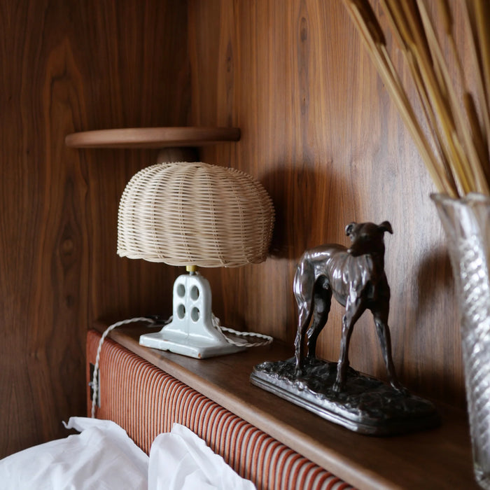 Mvalley Lamp | Sky Blue & Natural