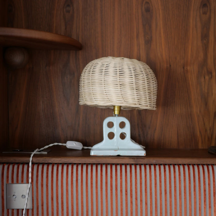Mvalley Lamp | Sky Blue & Natural
