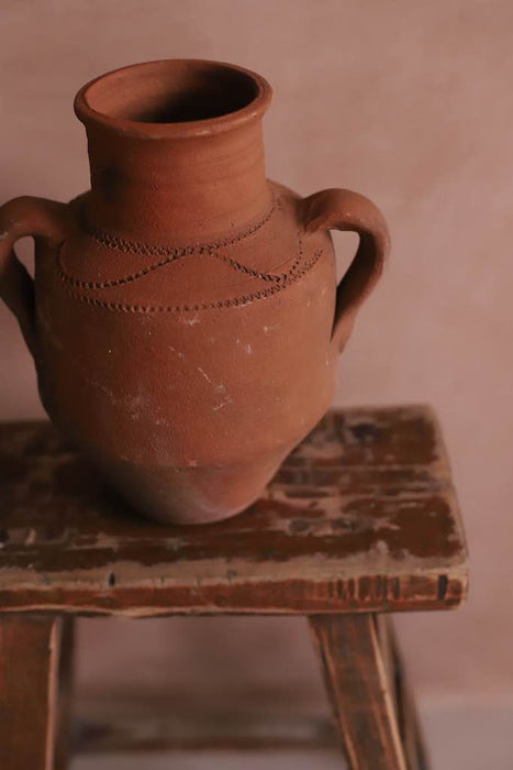 Turkish Clay Twin Handle Pot