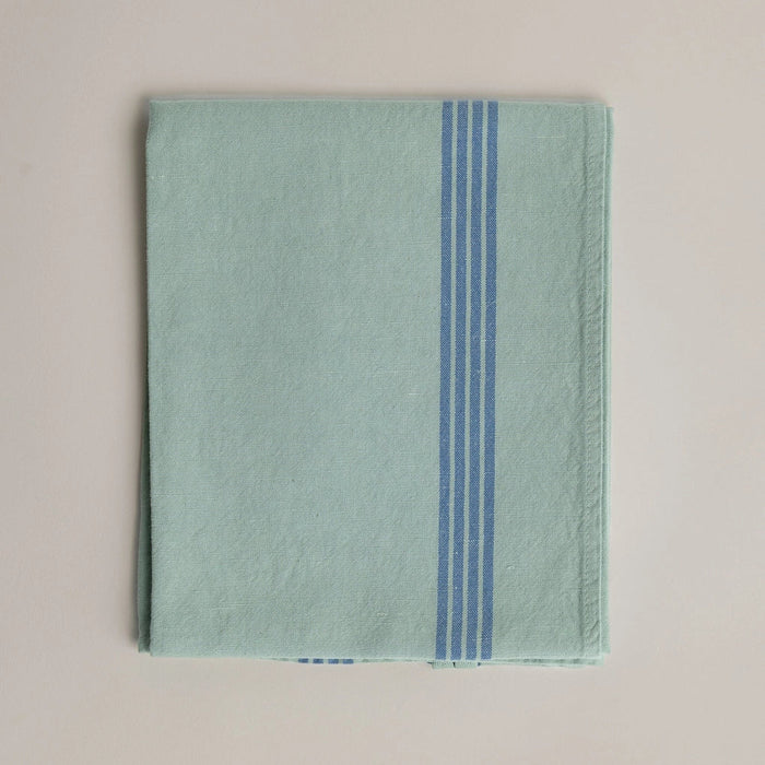 Linen-Cotton Tea Towel | Duck Egg
