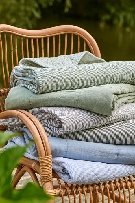 Stonewashed Quilt | Cornflower Blue