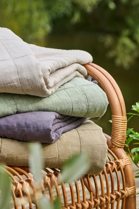 Stonewashed Quilt - Pistachio