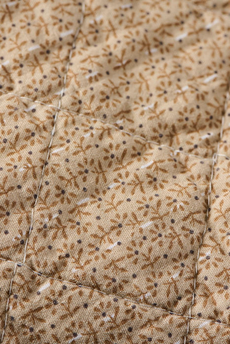 Ditsy Floral Printed Quilt | Oat
