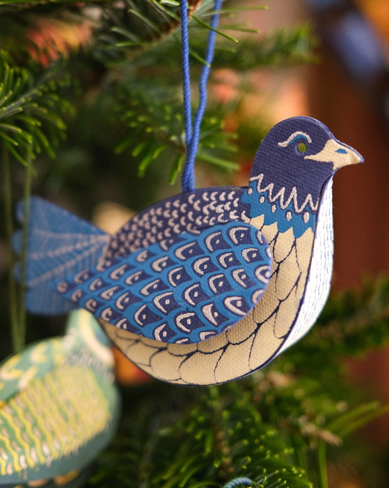 Dove Screen-Printed Decoration