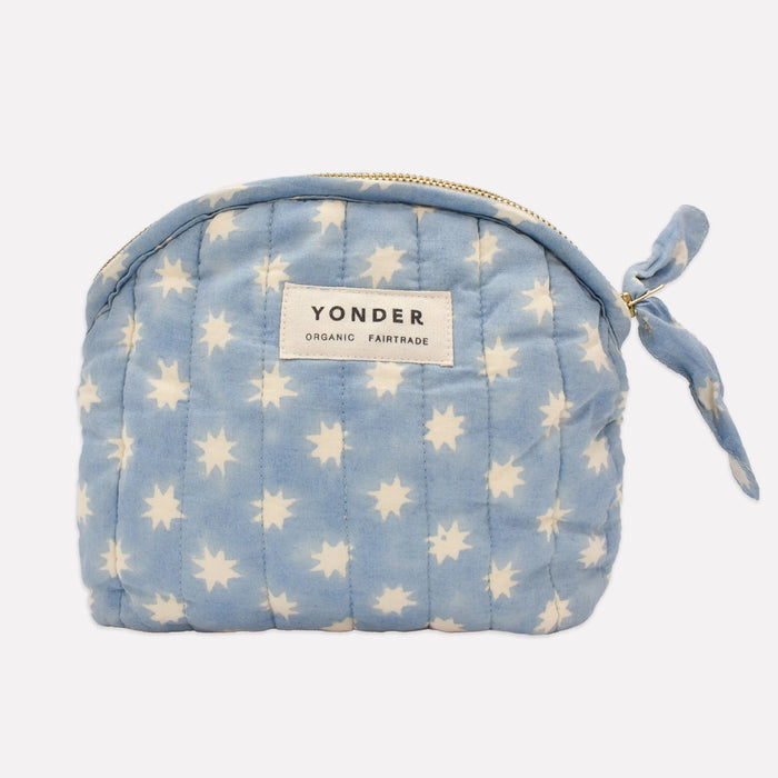 Quilted Zip Pouch - Cosmic | Sky