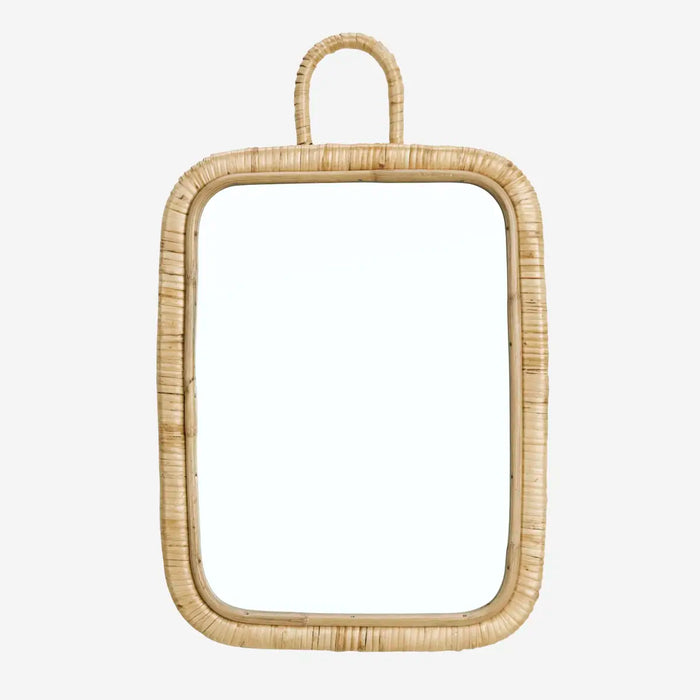 Natural Cane Mirror