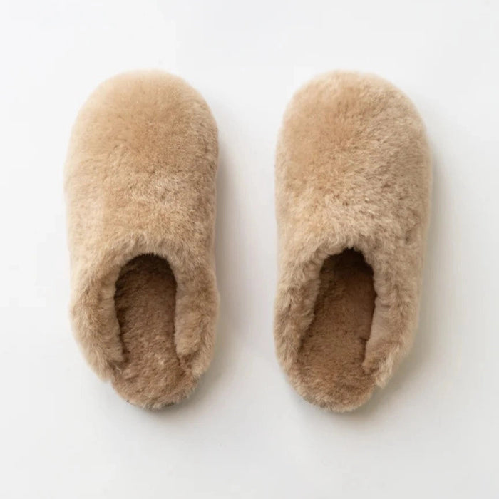 Sheepskin mule slipper