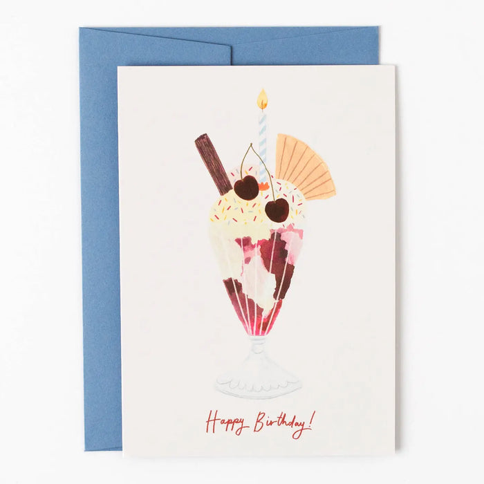Knickerbocker Glory Birthday Card