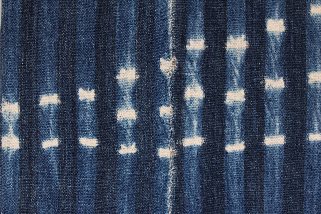 Taoudeni Indigo Throw