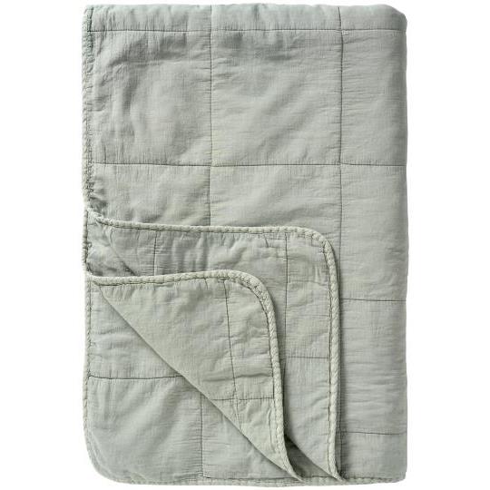 Stonewashed Quilt - Pale sage