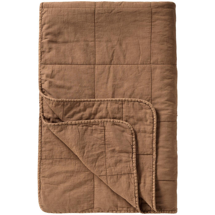 Stonewashed Quilt - Cognac