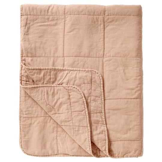 King Stonewashed Quilt | Clay