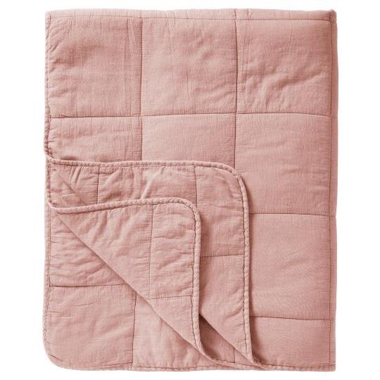 King Stonewashed Quilt | Dusty Pink