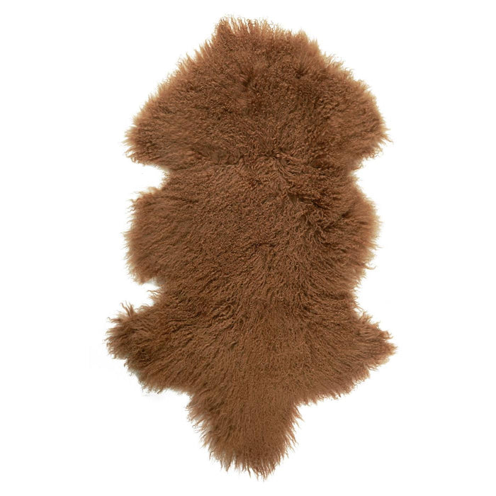 Tibetan lamb fur | Cognac