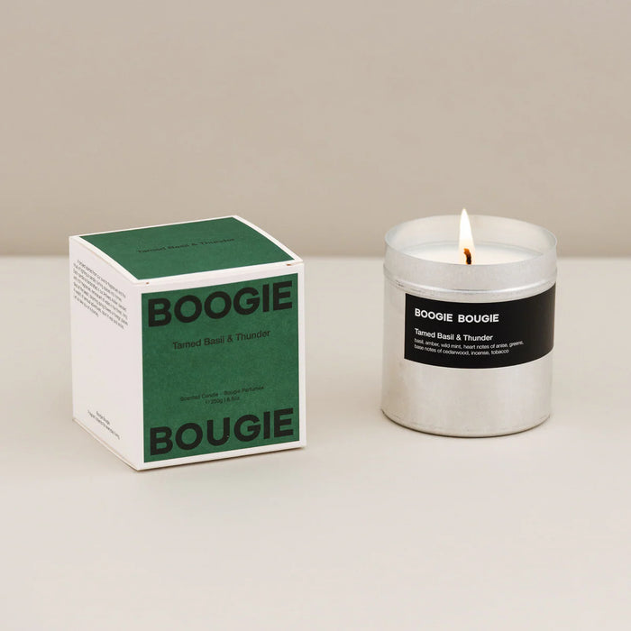 Tamed Basil & Thunder | Scented Candle