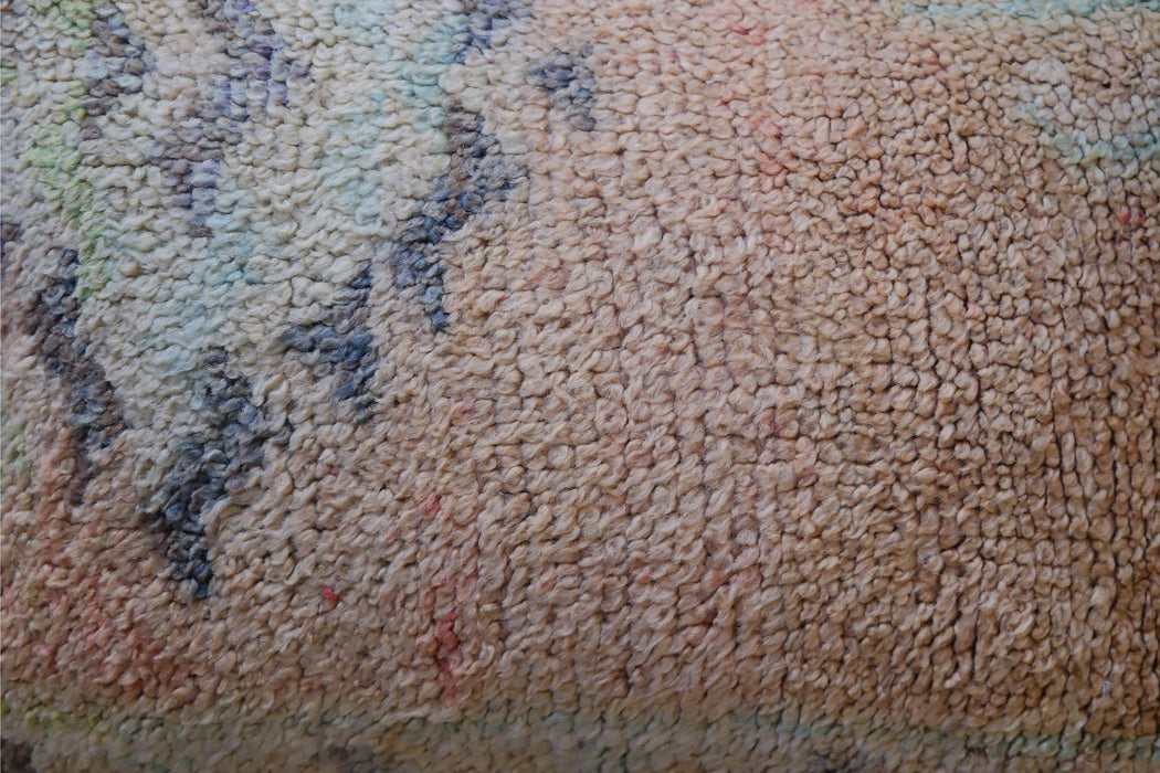 Berber Cushion | Peach & Greens