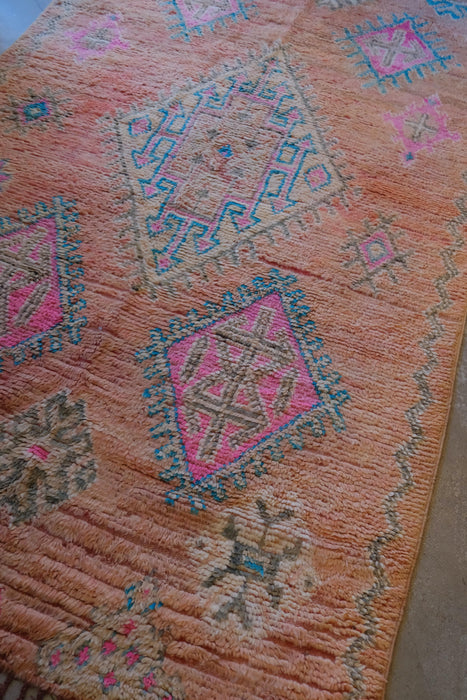 Vintage Boujad Rug | Peaches & Pinks