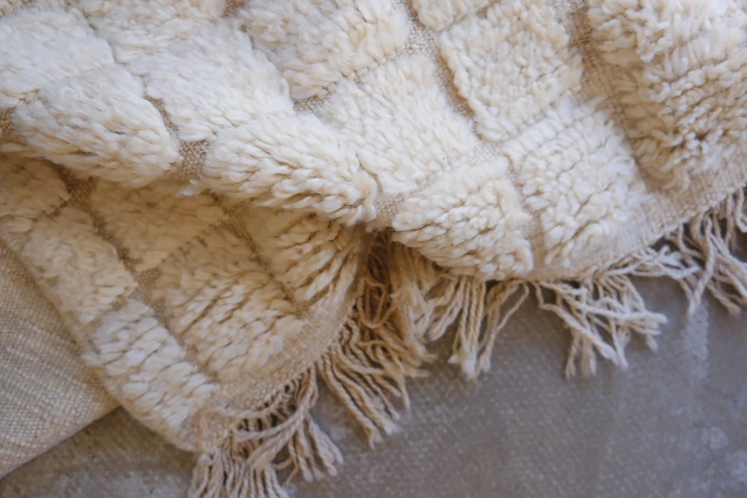 Vintage Beni Ourain Rug | Cream