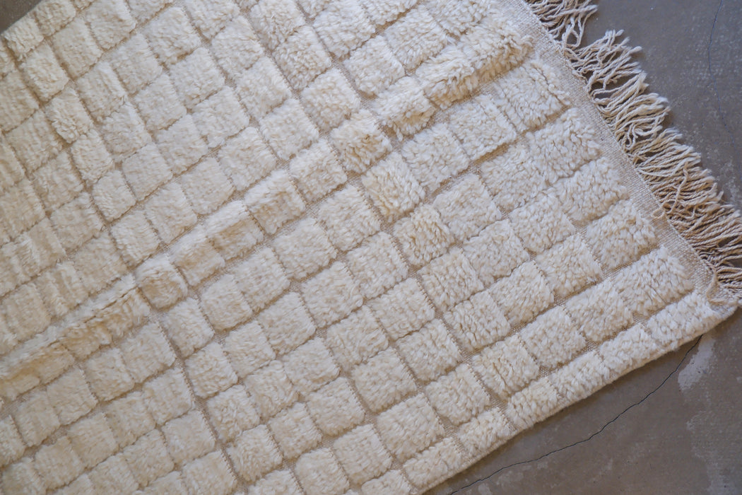 Vintage Beni Ourain Rug | Cream