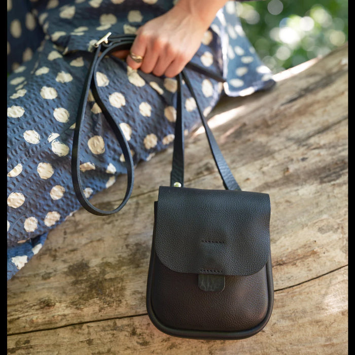 Half Orbed Tab Bag - Black