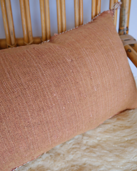 Cactus Cushion | Burnt Clay & Cream II