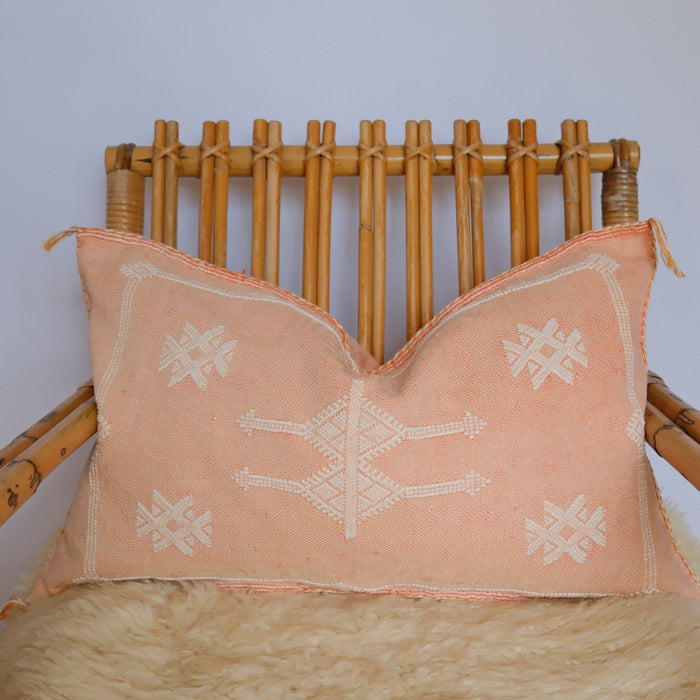 Cactus Cushion | Apricot & Cream