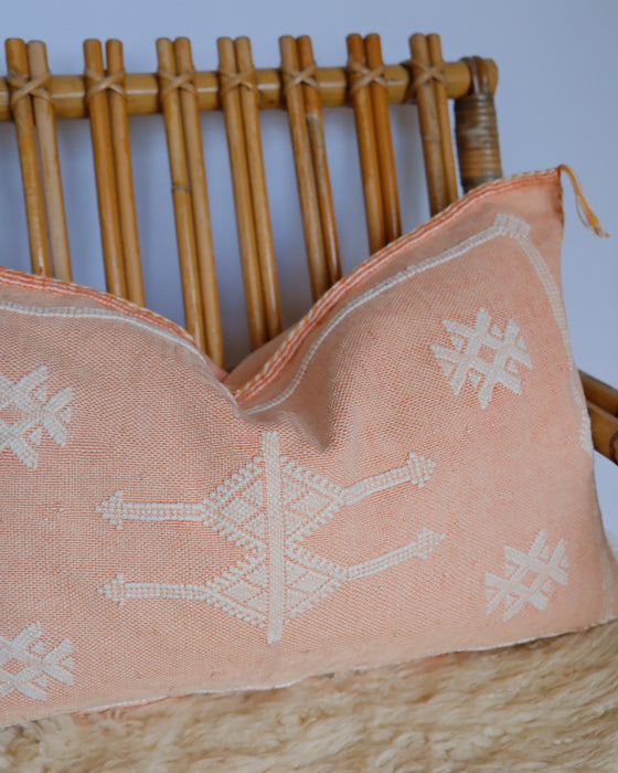 Cactus Cushion | Apricot & Cream