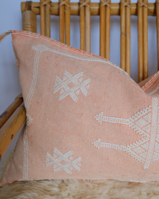 Cactus Cushion | Apricot & Cream