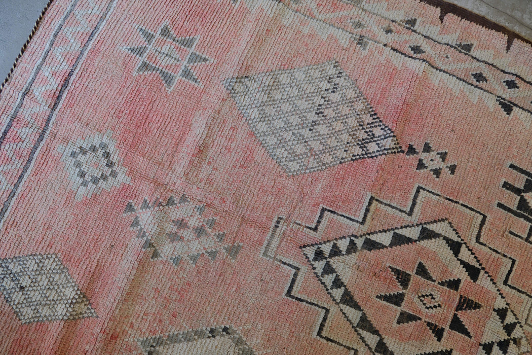 Vintage Boujad Rug | Pinks & Browns