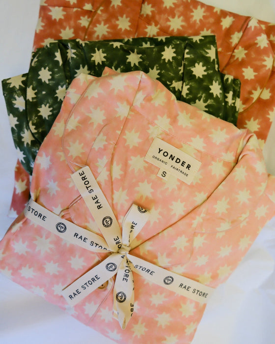 Organic Pajama Set | Terracotta