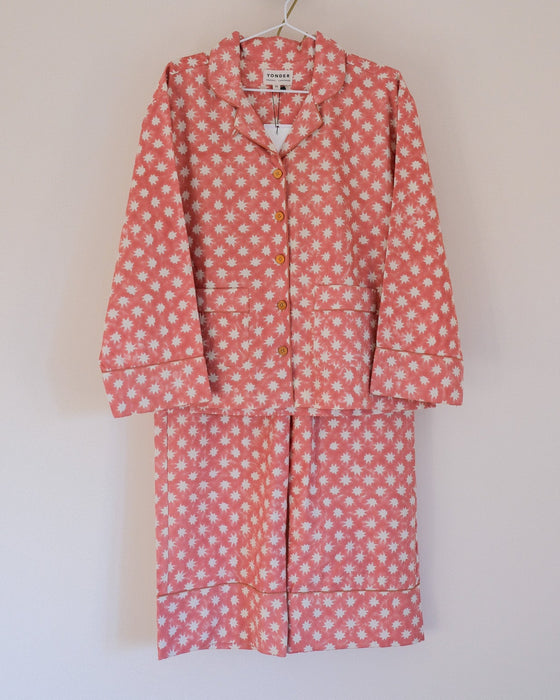 Organic Pajama Set | Terracotta