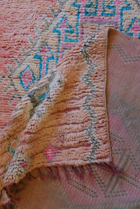 Vintage Boujad Rug | Peaches & Pinks