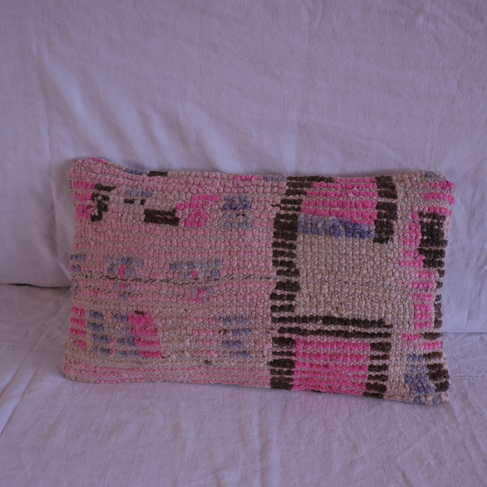 Kilim Cushion | Bright Pink & Blue