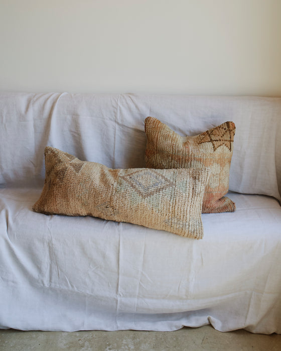 Vintage Berber Cushion - Pastel Lumber
