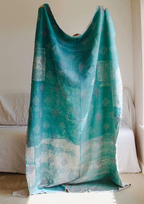 Vintage Kantha Quilt #1012