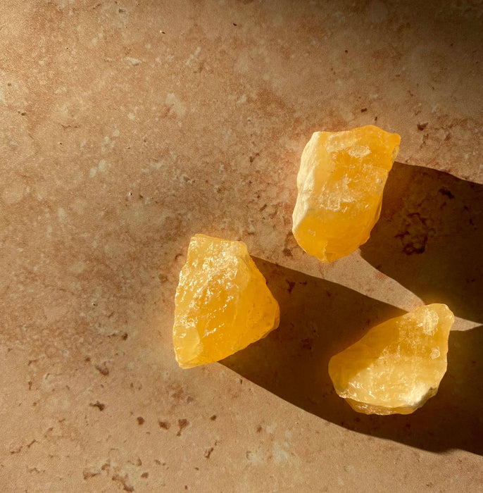 Raw Orange Calcite