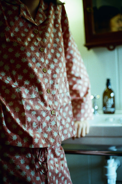 Organic Pajama Set | Terracotta