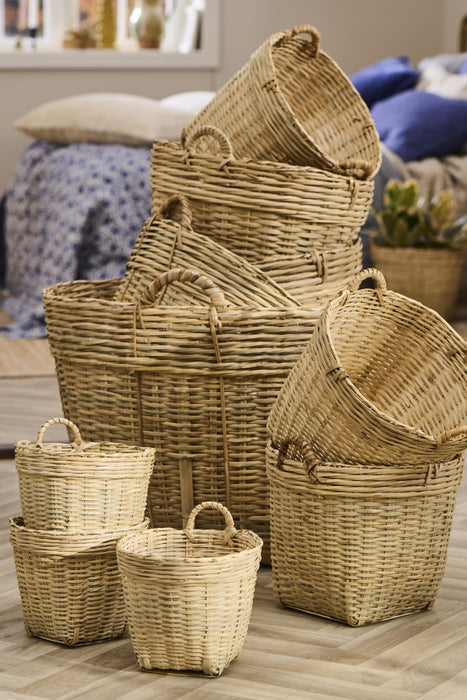 Basket with handles