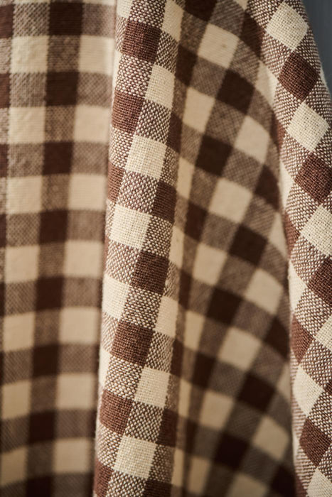 Tea Towel Thor | Dark Brown Check