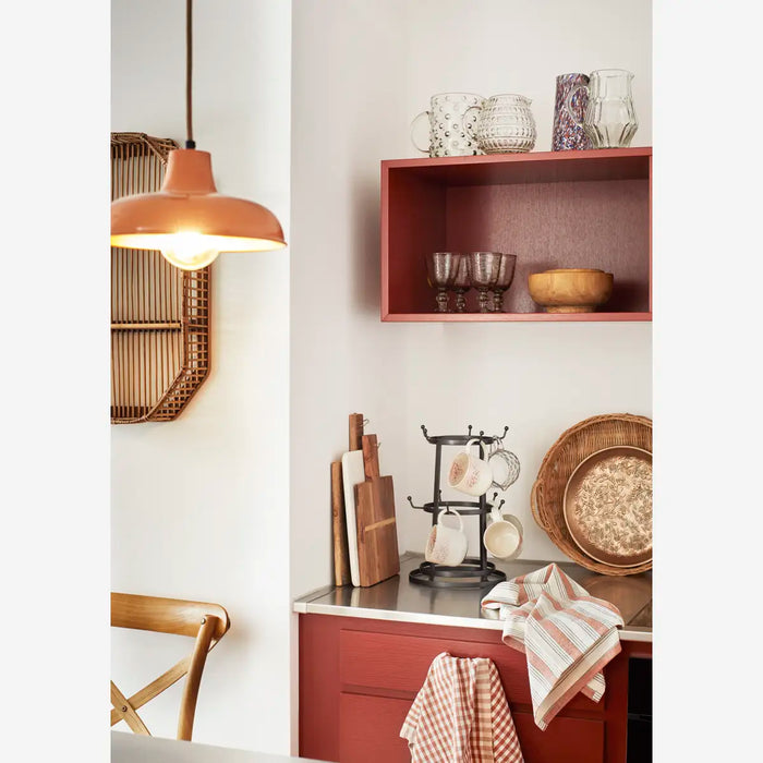 Kitchen Towel  - Striped Burnt Orange