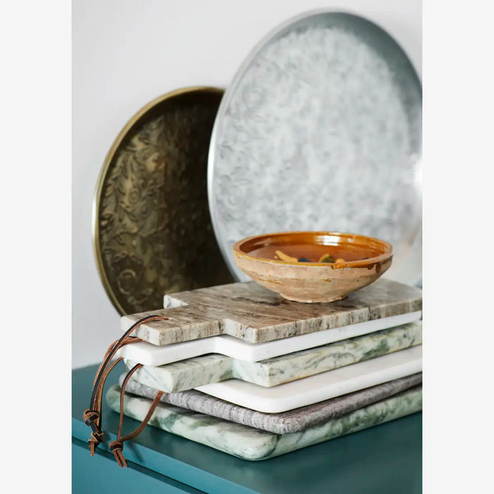 Marble Chopping Board - Brown