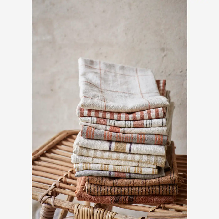 Kitchen Towel  - Striped Burnt Orange