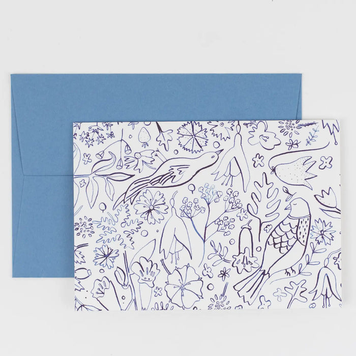 Birds and Plants Card