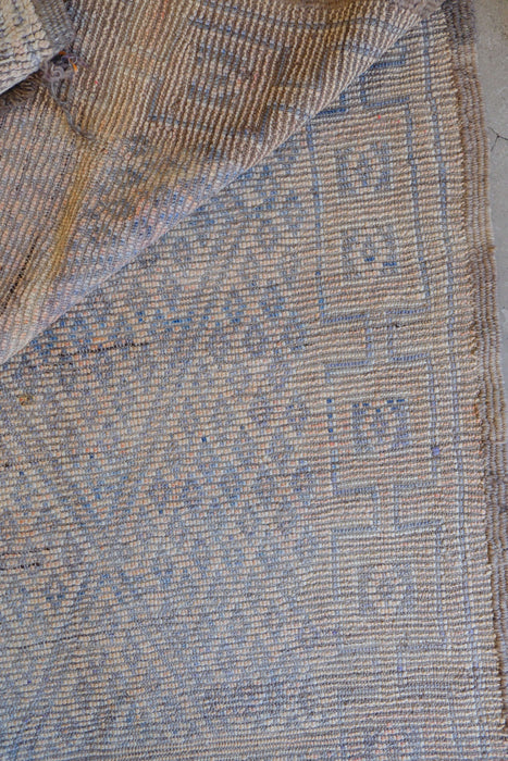 Vintage Beni M'Guild Rug | Terracotta Blue