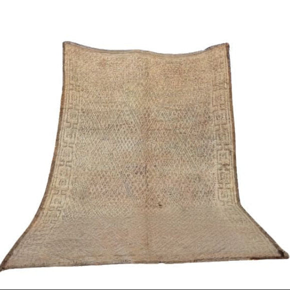 Vintage Beni M'Guild Rug | Terracotta Blue