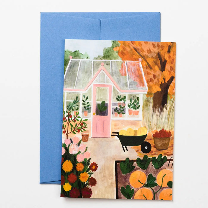 Pumpkins Greenhouse Card