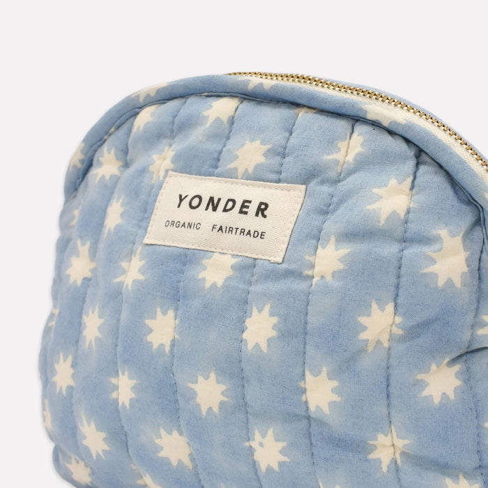 Quilted Zip Pouch - Cosmic | Sky